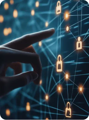 Network of secured access permissions